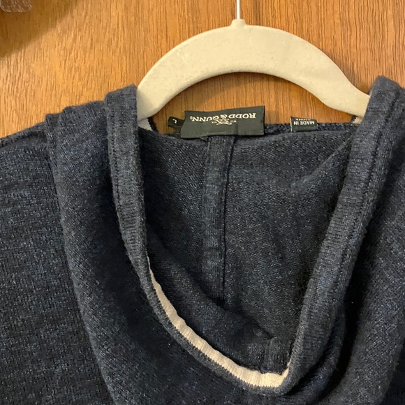 Rodd & Gunn Dark Blue Hoodie Sweater Large - Picture 5 of 10